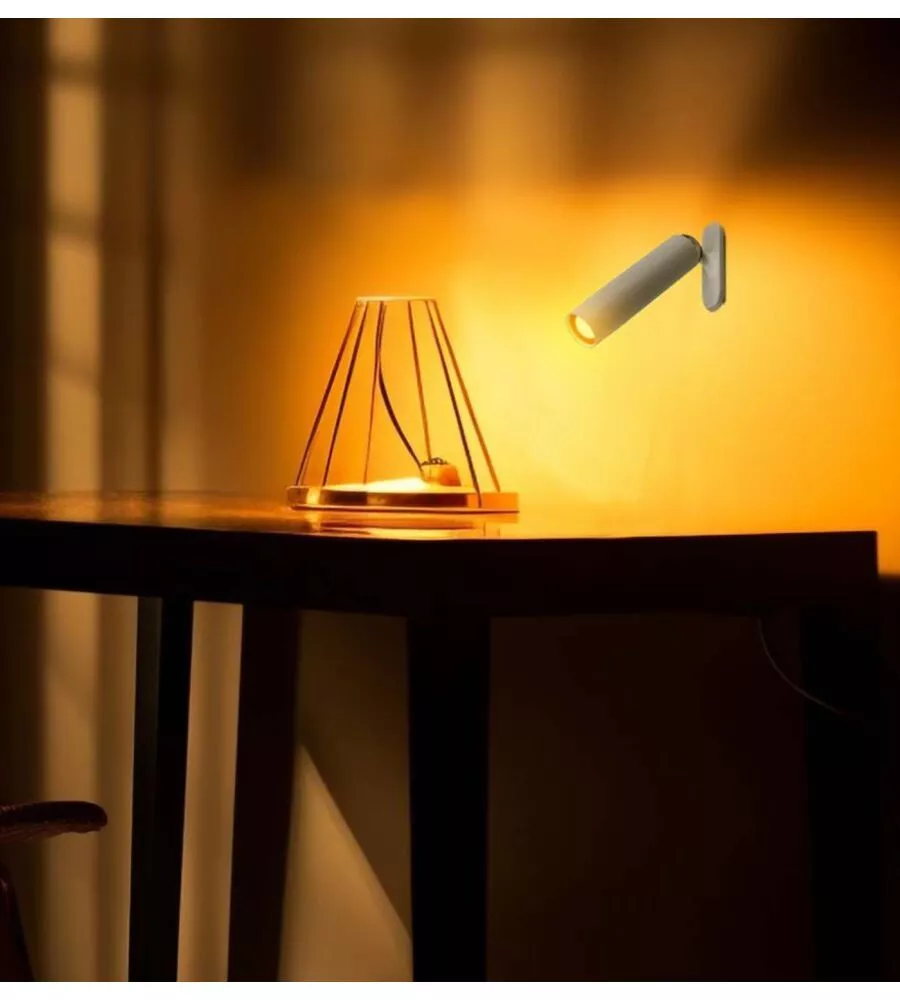 LAMPADA DA TAVOLO MAGNETICA RICARICABILE BIANCA 3W, 4000K