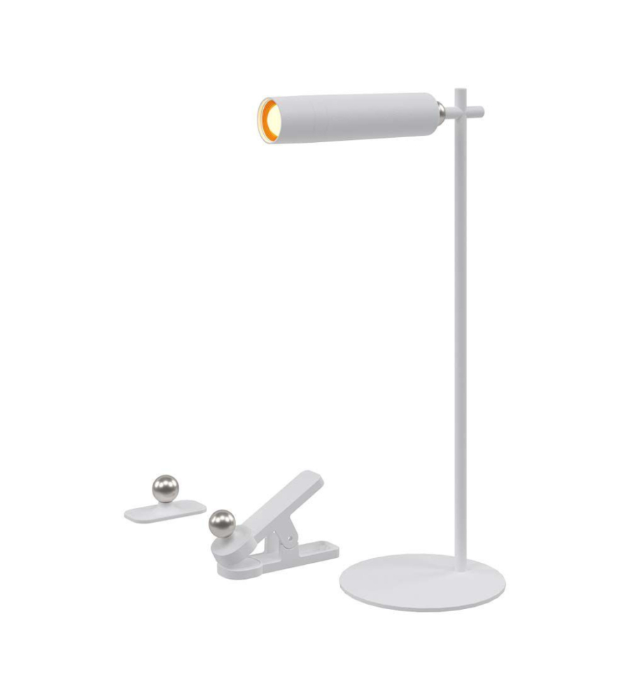 LAMPADA DA TAVOLO MAGNETICA RICARICABILE BIANCA 3W, 4000K