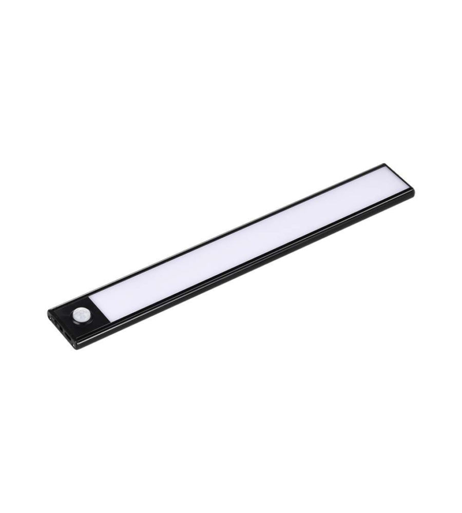 LAMPADA A LED DA ARMADIO RICARICABILE CON SENSORE PIR NERA, 3000K