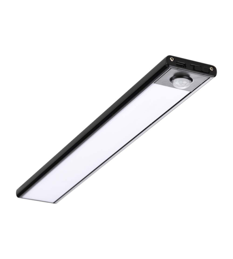 LAMPADA A LED DA ARMADIO RICARICABILE CON SENSORE PIR NERA, 3000K
