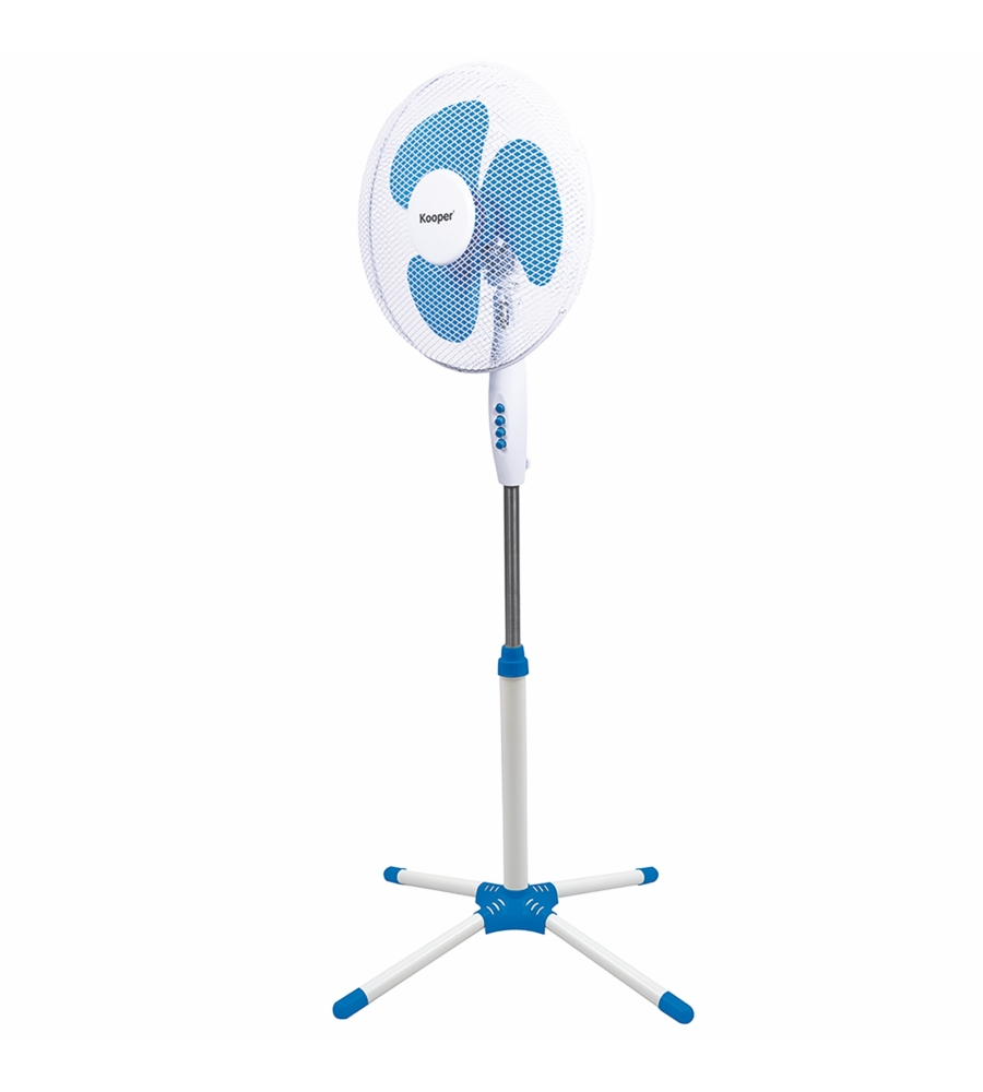 VENTILATORE A PIANTANA CON 3 PALE E 3 VELOCITÀ BIANCO 45 W