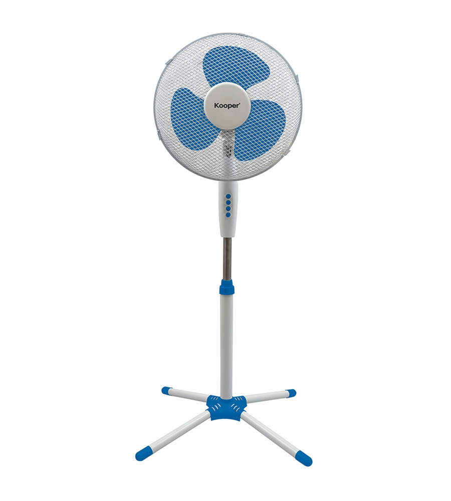 VENTILATORE A PIANTANA CON 3 PALE E 3 VELOCITÀ BIANCO 45 W