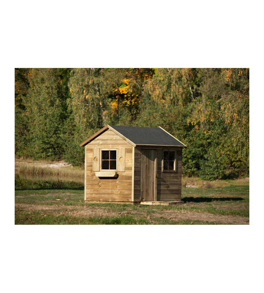 CASETTA DA GIARDINO PER BAMBINI IN LEGNO DOMUS "MATTIA" 161X127X158 CM