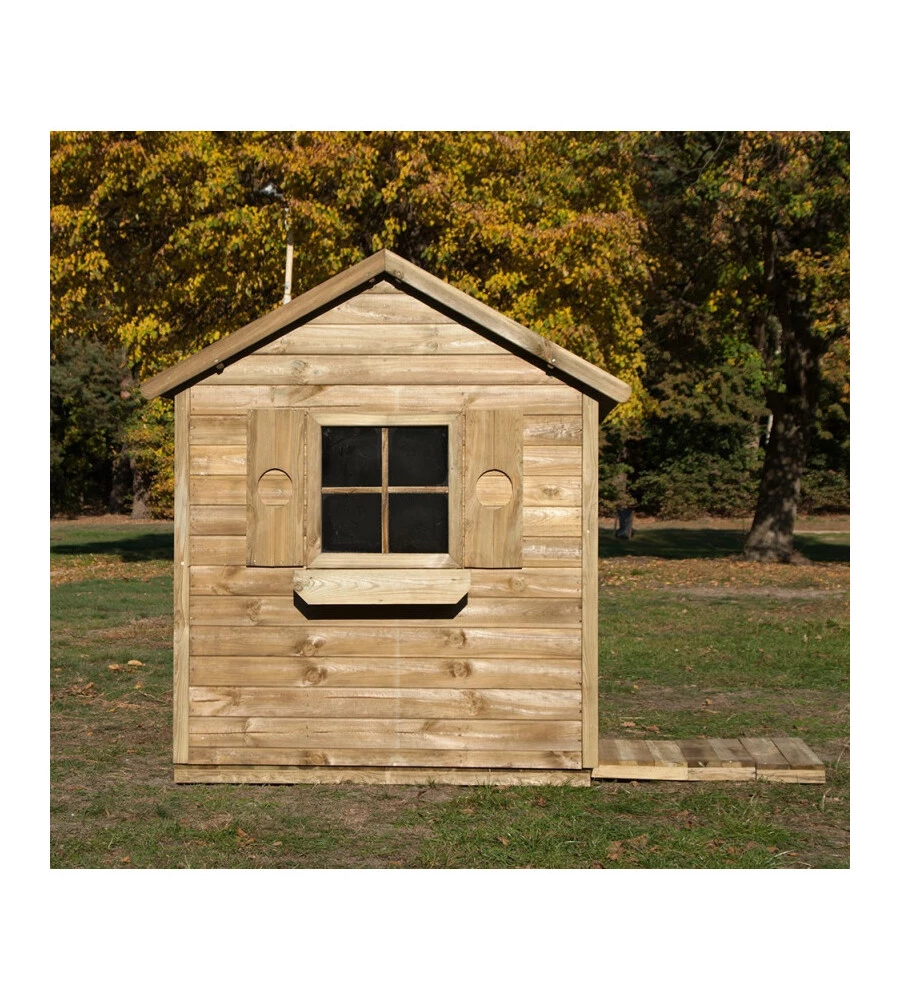 CASETTA DA GIARDINO PER BAMBINI IN LEGNO DOMUS "MATTIA" 161X127X158 CM
