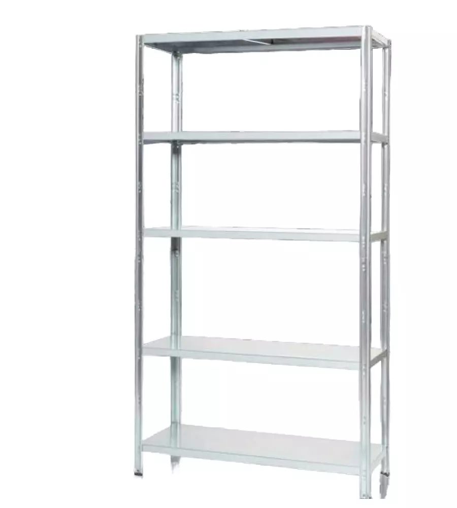 SCAFFALE IN METALLO EASY SYSTEM CON 5 RIPIANI, 100X40X187 CM