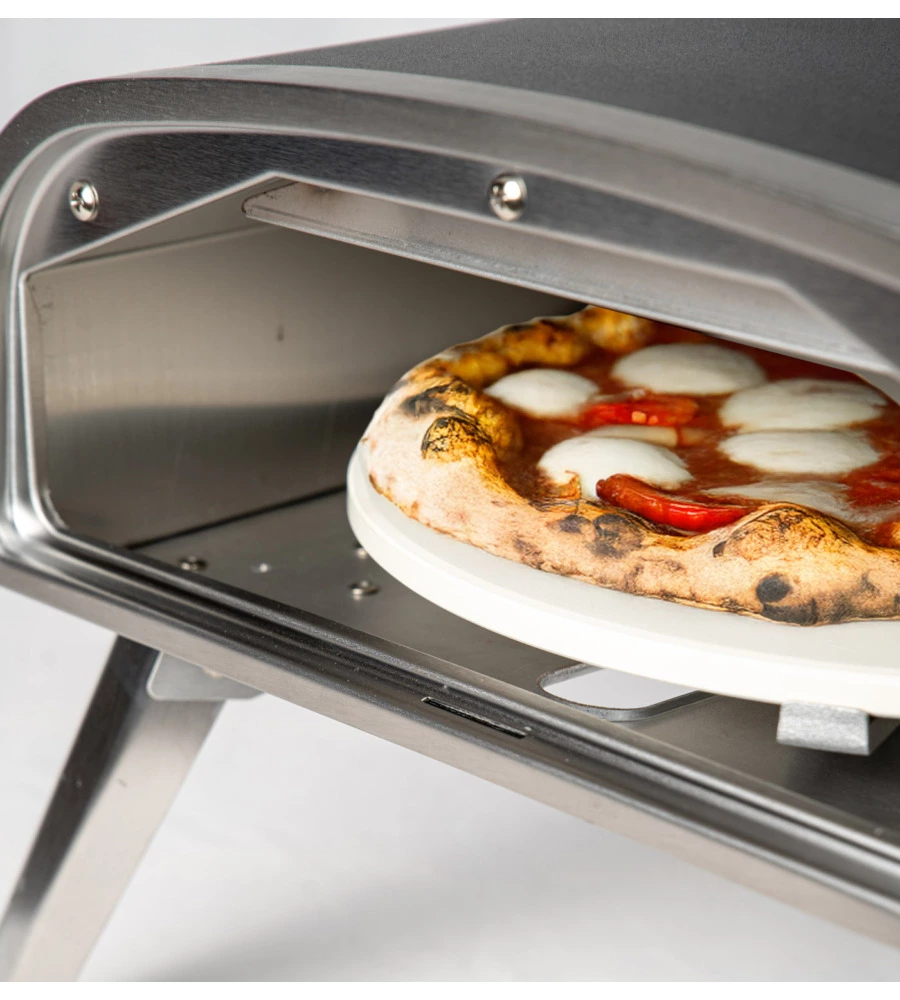 FORNO PIZZA A GAS ARNOLD "VULCANO" NERO 1 PIZZA