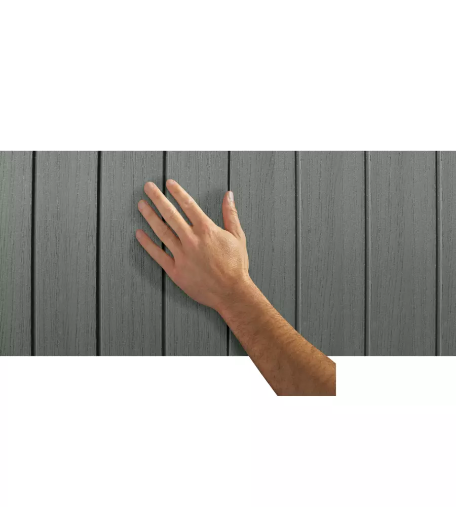 CASETTA DA GIARDINO KETER "DARWIN 6x8" IN EVOTECH+ COLORE VERDE CON PORTA BATTENTE DOPPIA 190X244X221 CM