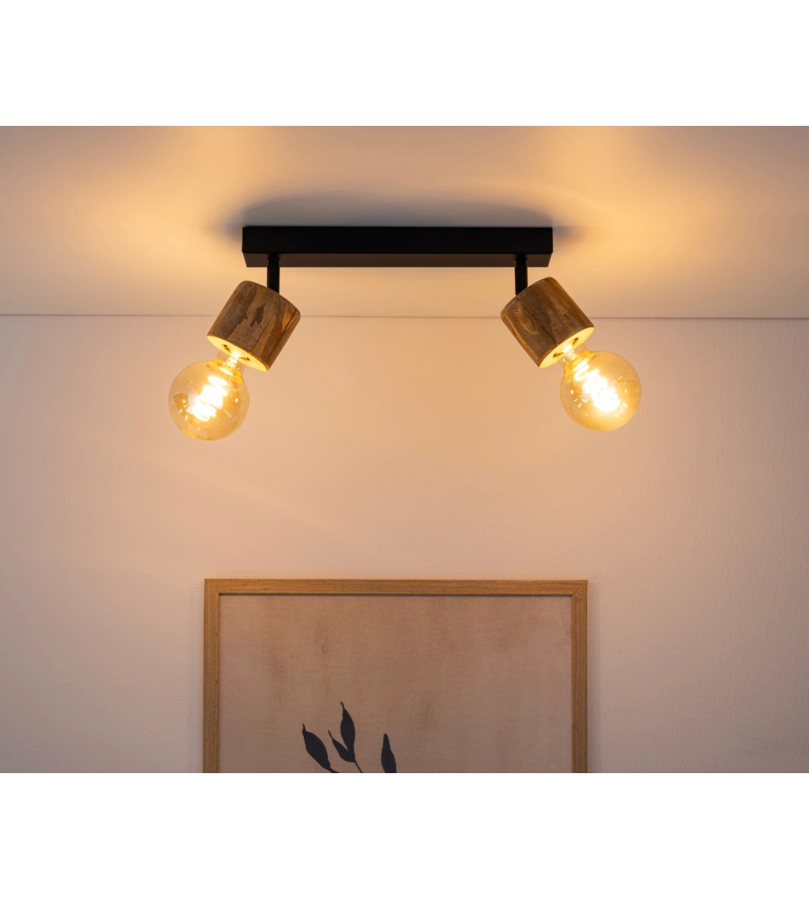 LAMPADA DA SOFFITTO ONLI "MATILDE" 2 LUCI, E27