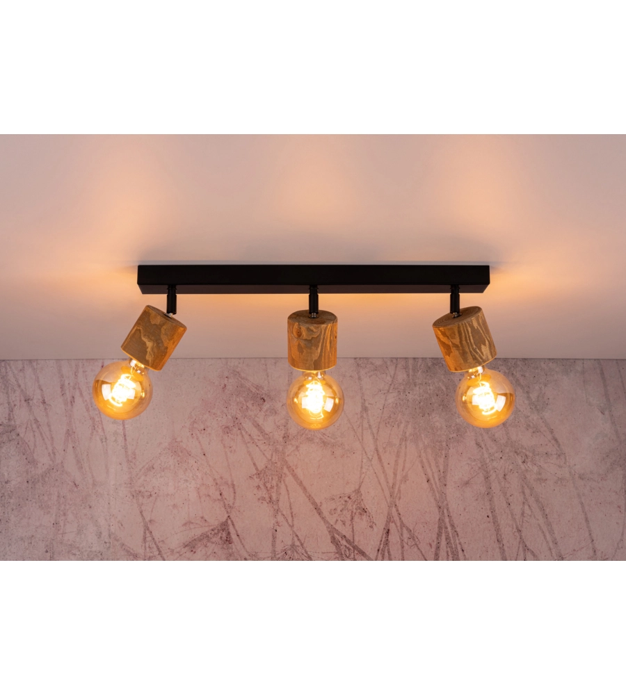 LAMPADA DA SOFFITTO ONLI "MATILDE"  BARRA 3 LUCI E27