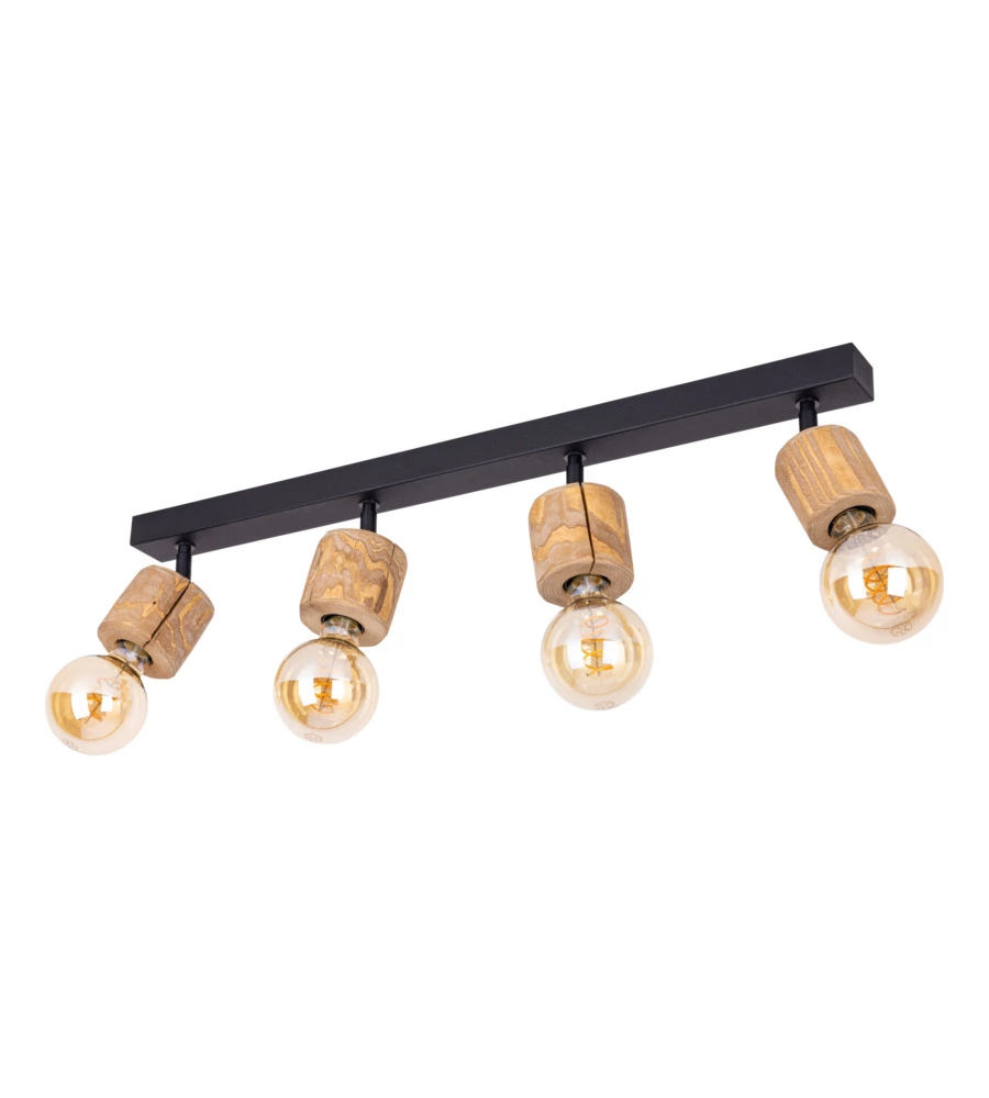 LAMPADA DA SOFFITTO ONLI "MATILDE"  BARRA 4 LUCI, E27