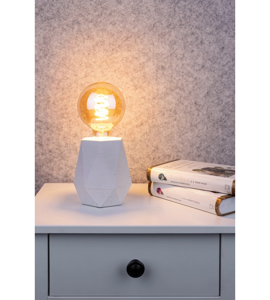 LAMPADA DA TAVOLO ONLI "VENTURA" BIANCO, E27