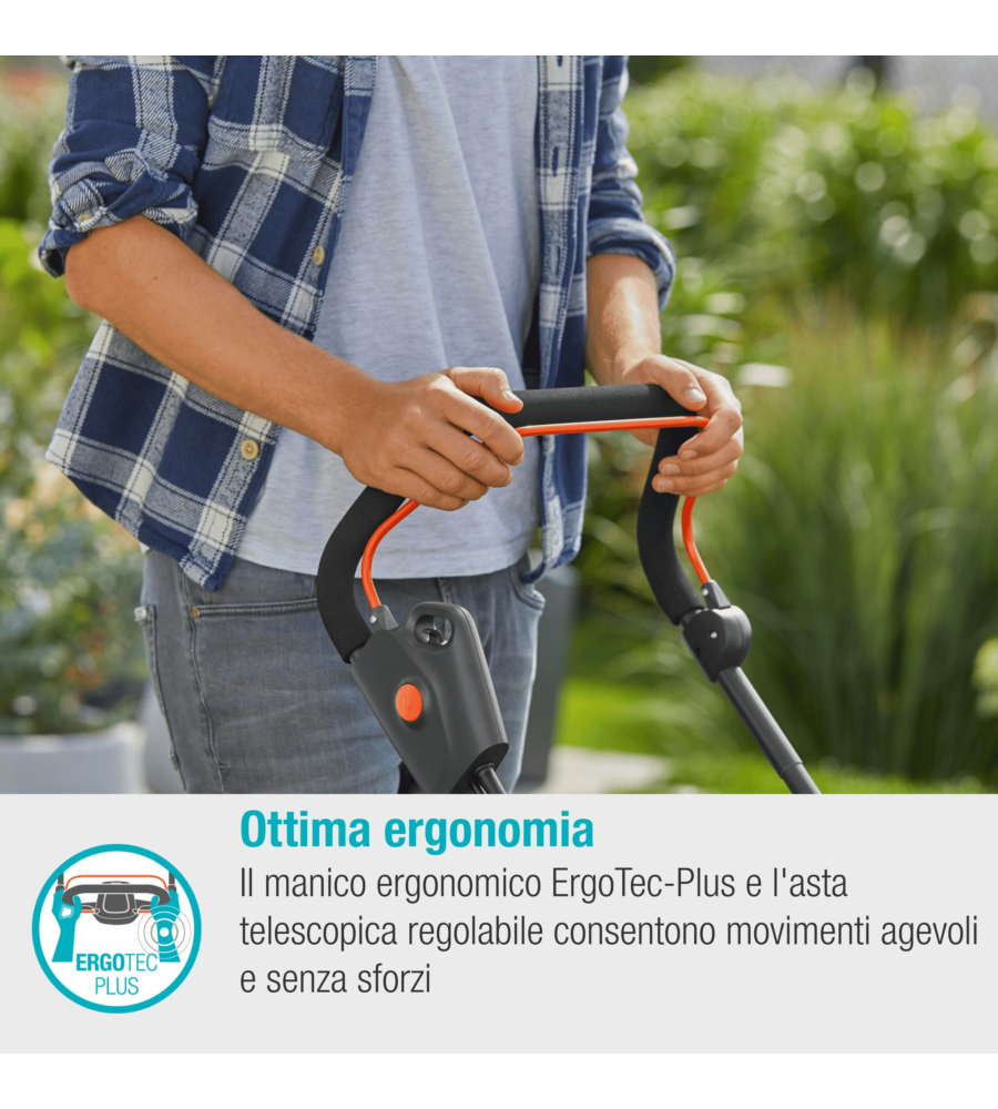RASAERBA ELETTRICO GARDENA "POWERMAX 1800/37" TAGLIO DA 37 CM 1800 W