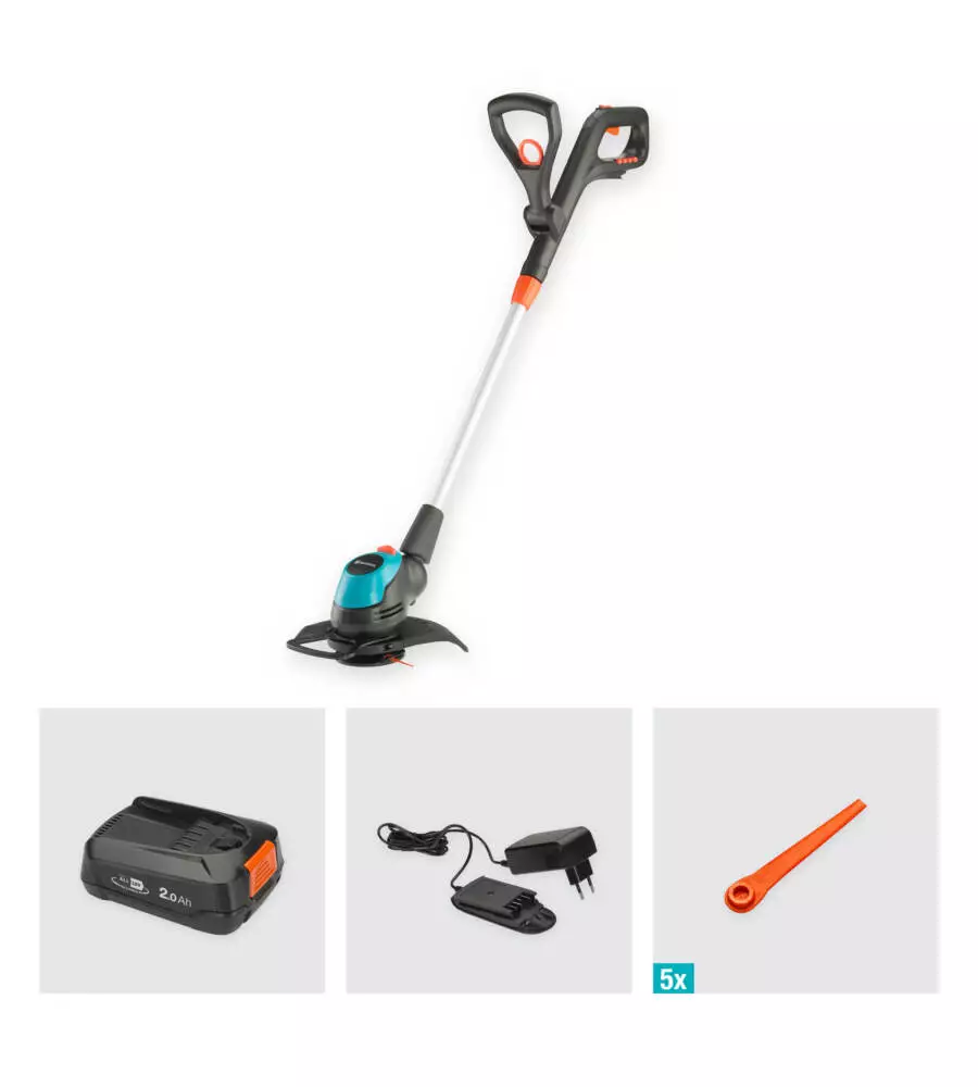 TRIMMER A BATTERIA GARDENA "EASY CUT 23" 18V 2AH E CARICABATTERIE