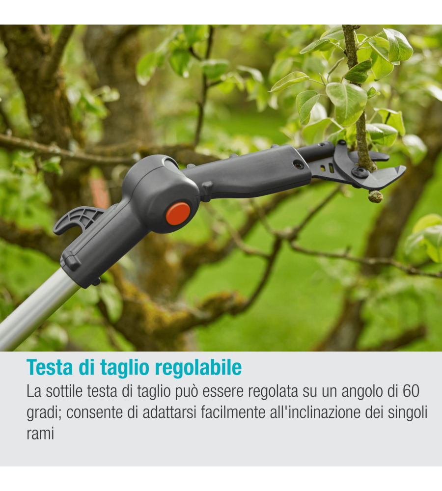 SVETTATOIO TELESCOPICO A BATTERIA GARDENA "HIGHCUT" TAGLIO 28 MM 18V 2,0AH