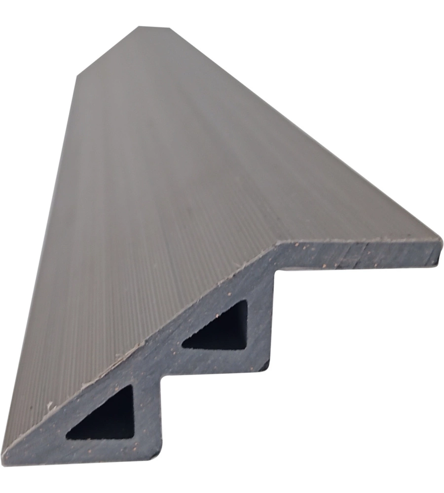 PROFILO IN WPC ANTIMACCHIA GRIGIO PER PAVIMENTAZIONE DA ESTERNO 60 CM
