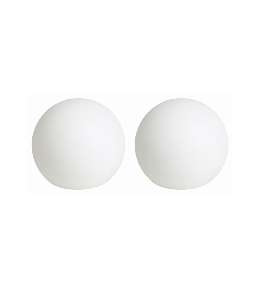 SET DA 2 SFERE LUMINOSE SOLARE A LED RIVIERA IN PE E ABS Ø30X28 CM