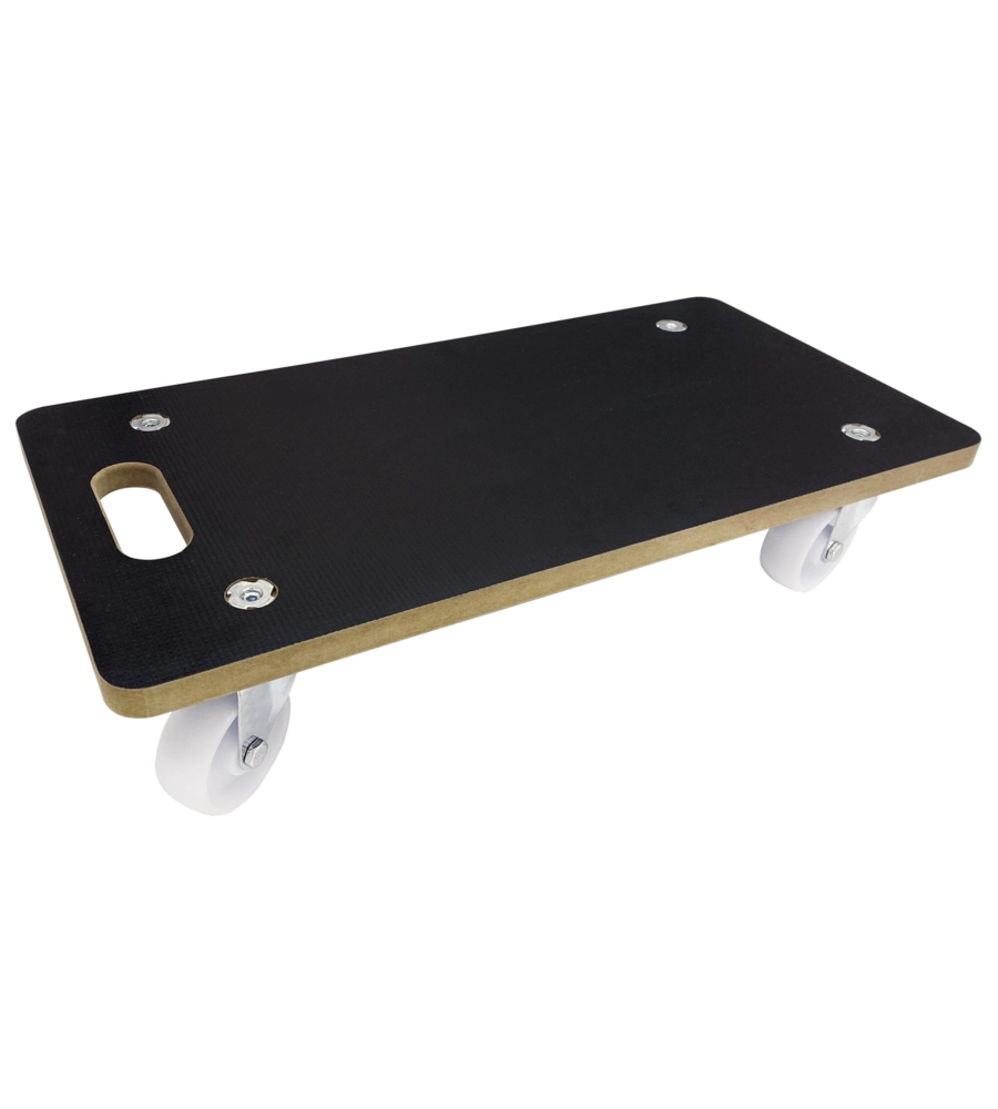 CARRELLO PIATTAFORMA ARMOUR&DANFORTH IN MDF CON RUOTE, 58X29X17 CM