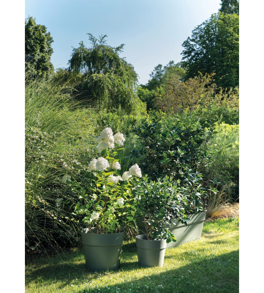 VASO DA GIARDINO "SAVE" VERDE LICHENE, 29 CM