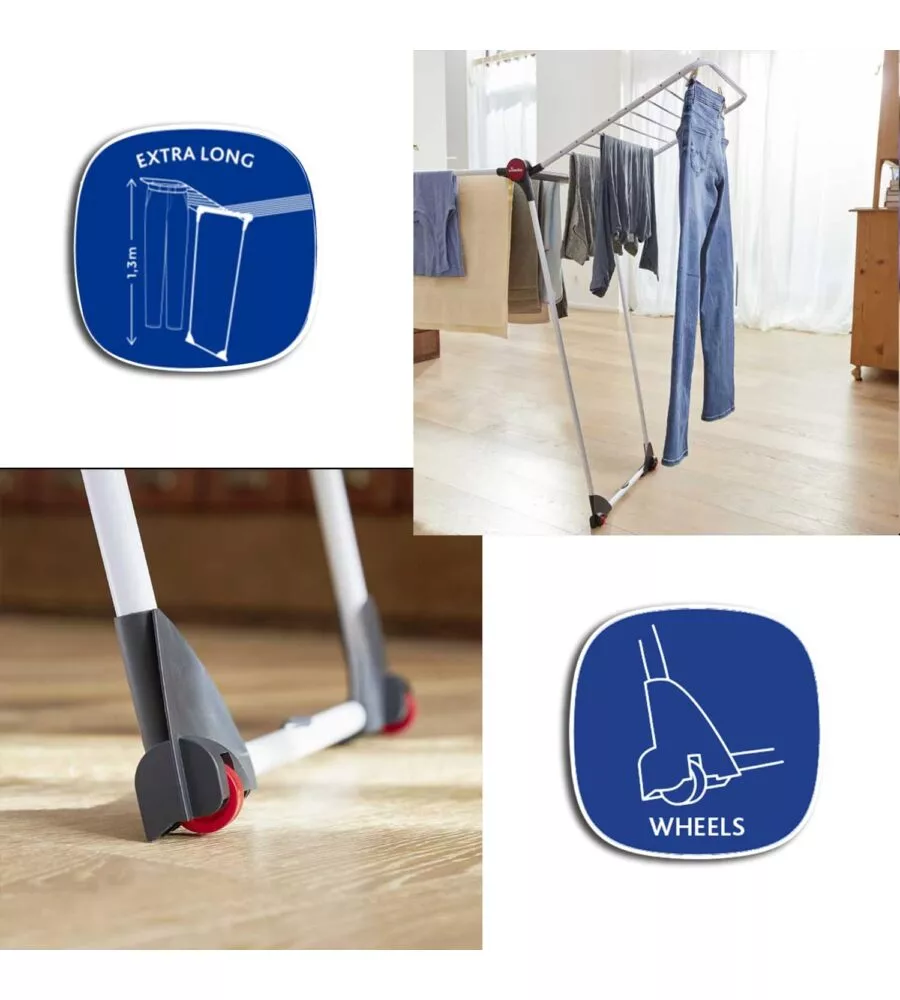 STENDIBIANCHERIA VILEDA "INFINITY FLEX" ESTENSIBILE 117-205 CM