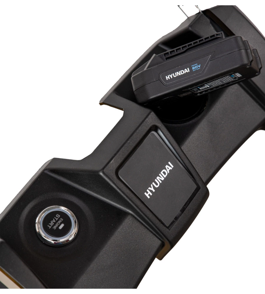 TAGLIAERBA A SCOPPIO TRAZIONATO HYUNDAI "65831" TAGLIO 56 CM 224 CC - AVVIAMENTO ELETTRICO