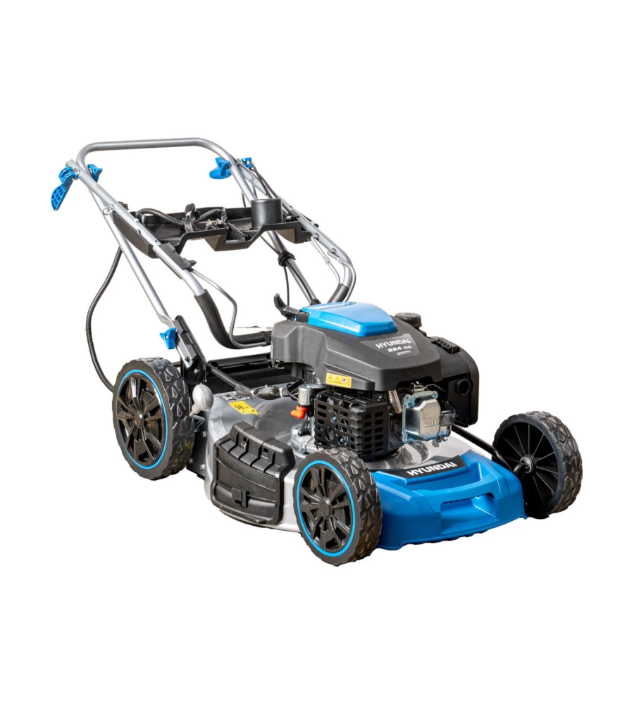 TAGLIAERBA A SCOPPIO TRAZIONATO HYUNDAI "65831" TAGLIO 56 CM 224 CC - AVVIAMENTO ELETTRICO