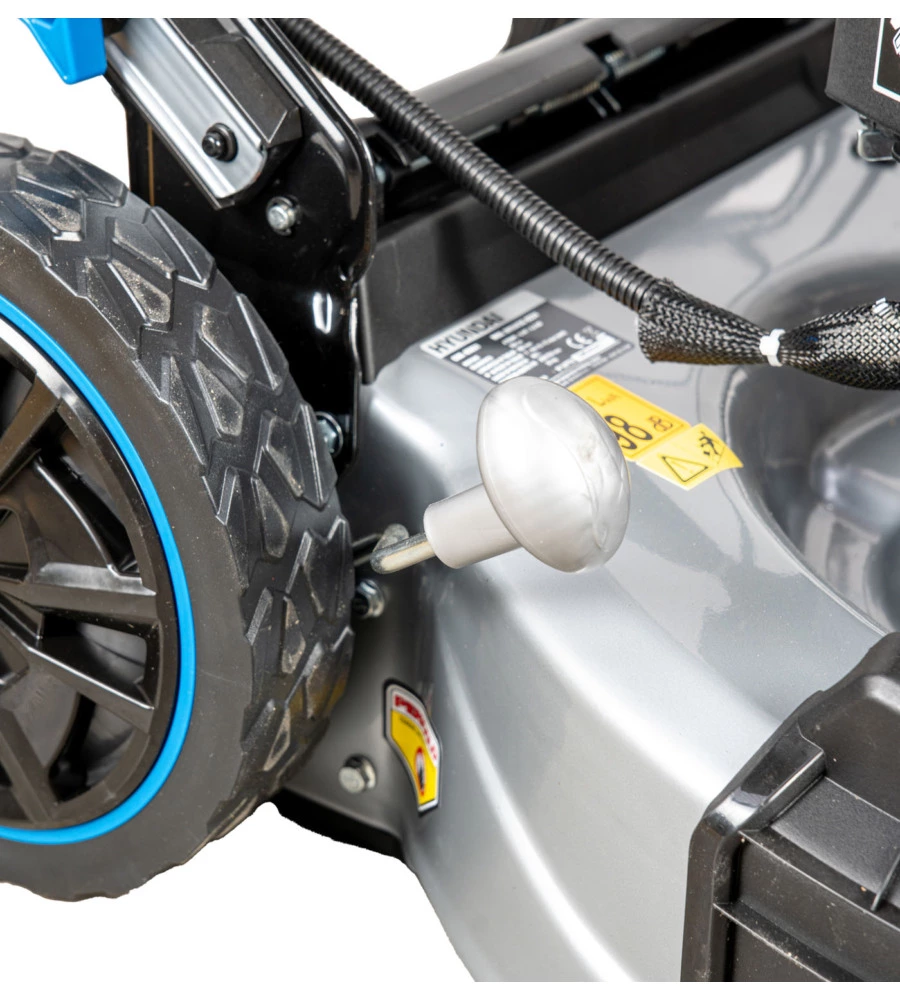 TAGLIAERBA A SCOPPIO TRAZIONATO HYUNDAI "65831" TAGLIO 56 CM 224 CC - AVVIAMENTO ELETTRICO