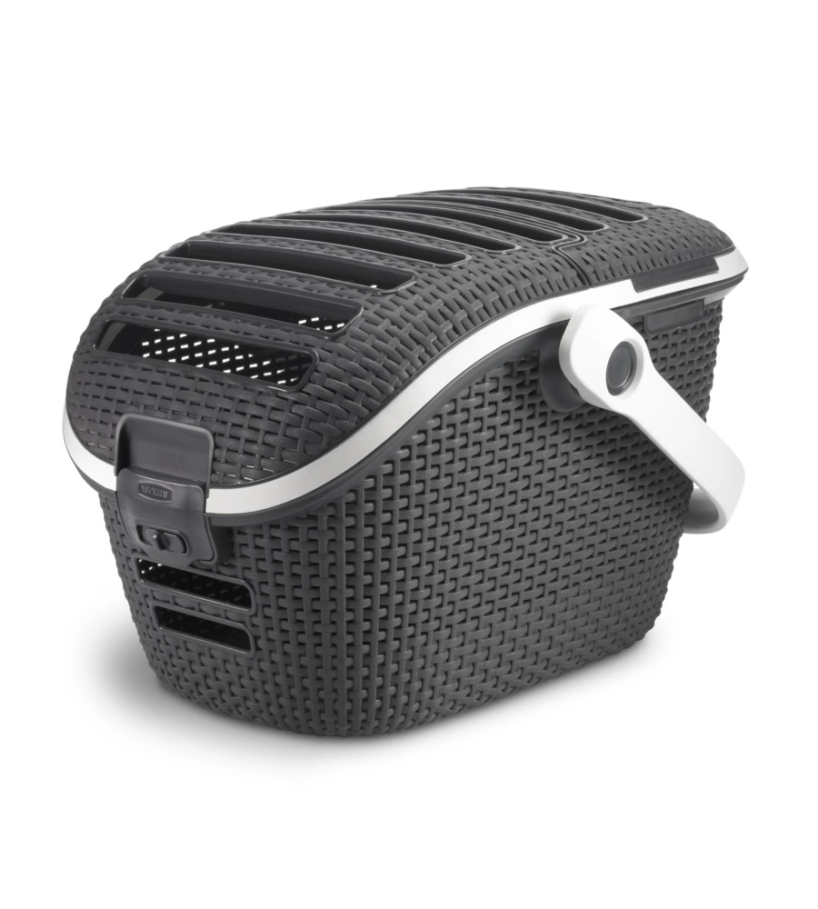 TRASPORTINO PER GATTI KETER "PET CARRIER" IN RESINA COLORE ANTRACITE, 51X38X33 CM