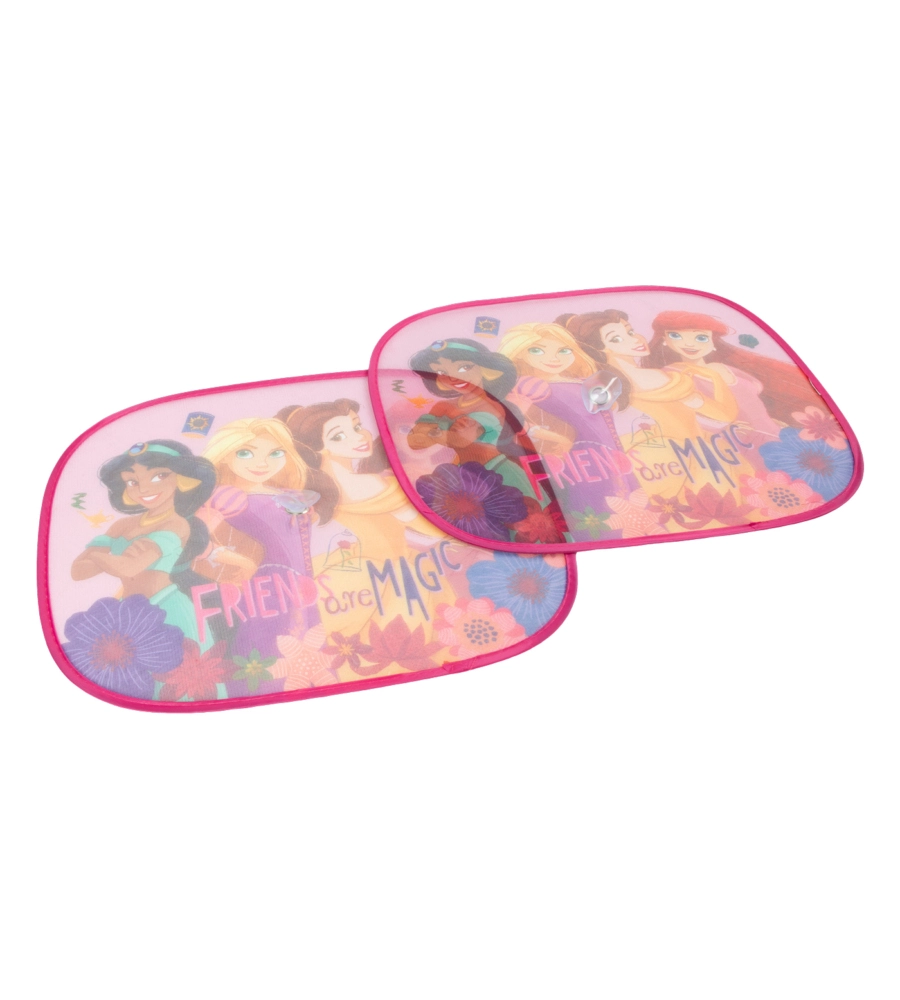 COPPIA TENDINE AUTO LATERALI "DISNEY PRINCESS" 44X35 CM