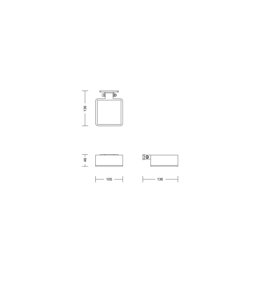 APPLIQUE SOLARE LED DA ESTERNO PHILIPS "VYNCE", 2700 K