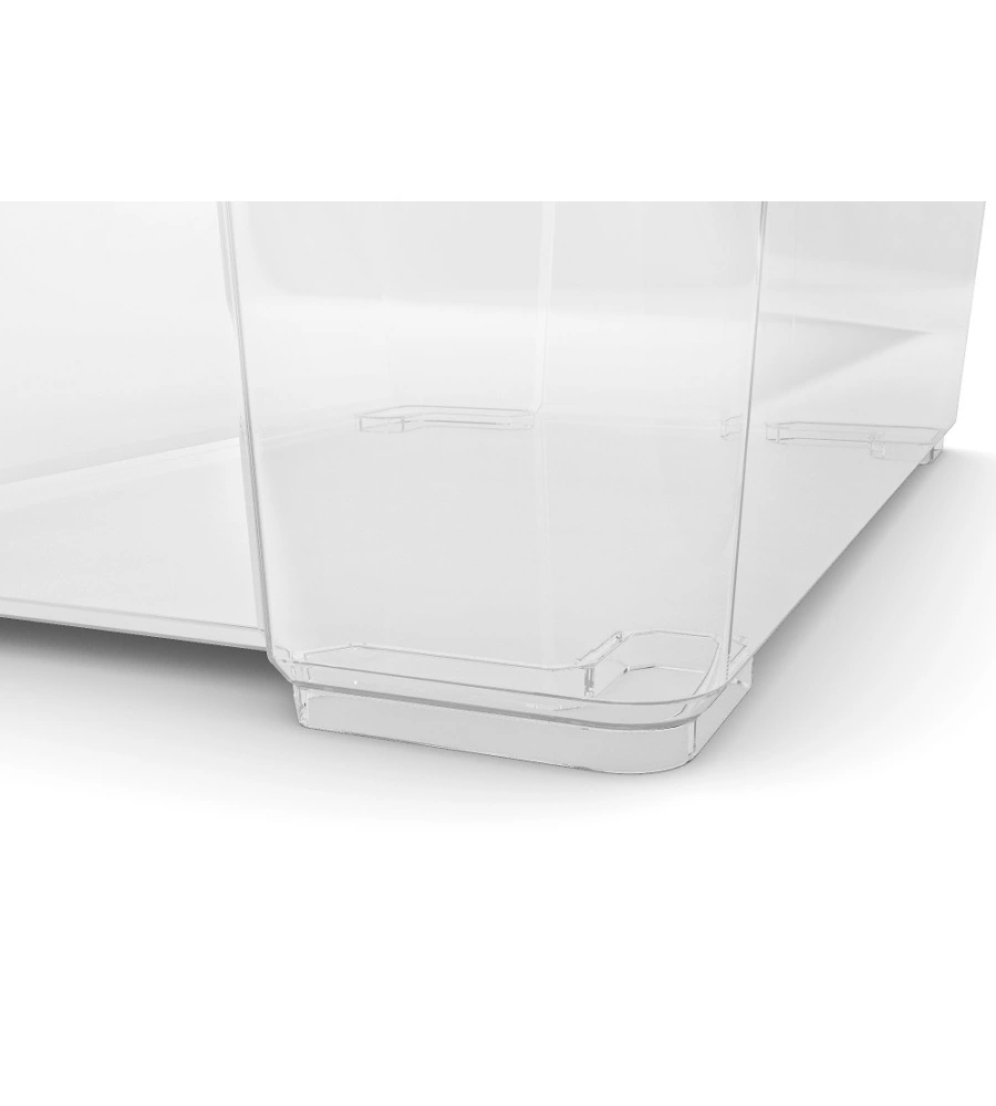 SET DA 4 CONTENITORI KETER "JUMBO" IN POLIPROPILENE COLORE TRASPARENTE, 38,5X58X21,3 CM