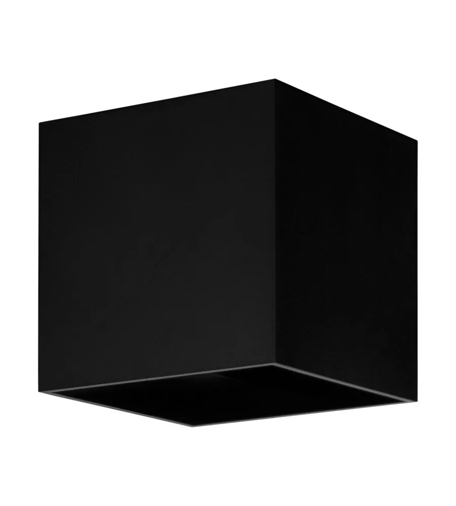 APPLIQUE LED DA ESTERNO "BARCAROLA" NERA, 550 LM