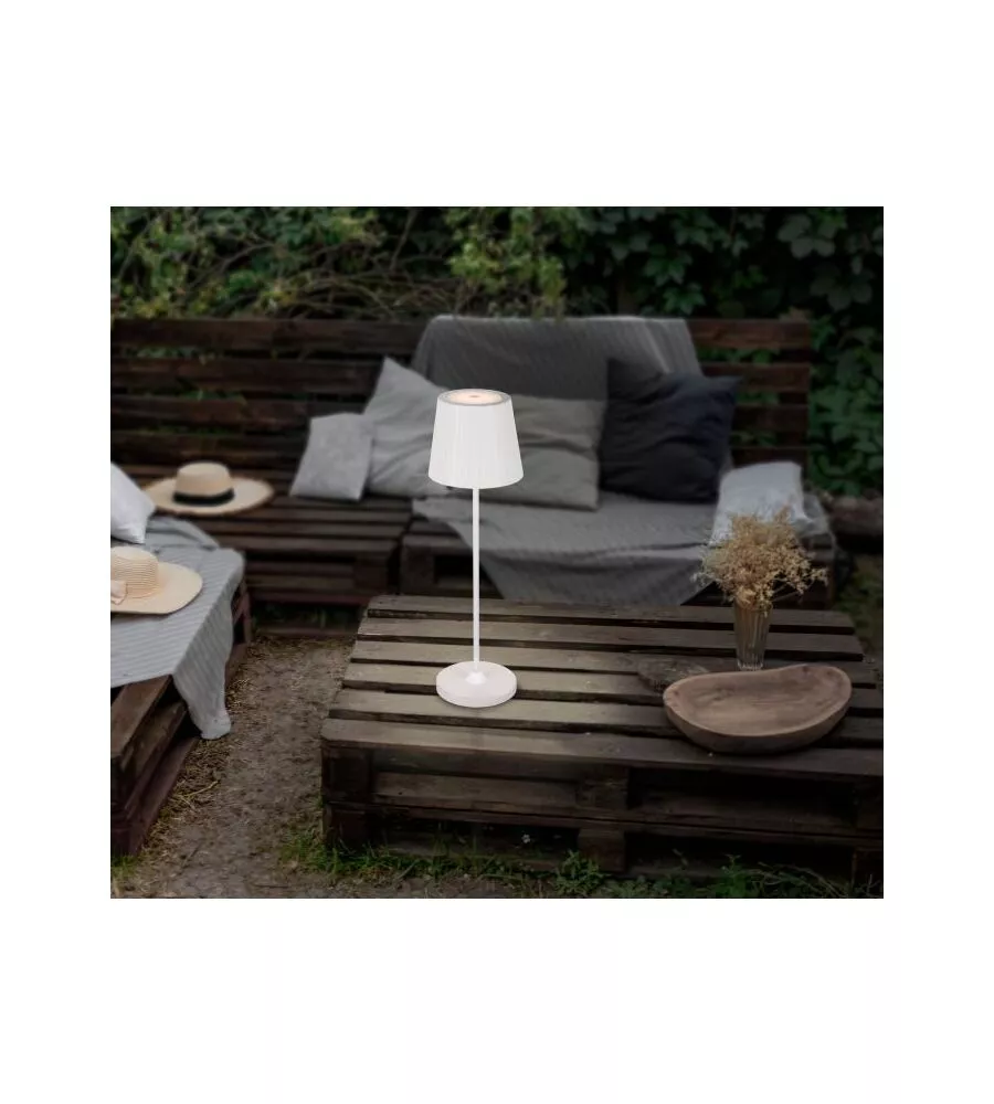 LAMPADA LED DA ESTERNO EGLO "CABOZO" RICARICABILE BIANCA 2400/3000/4000K