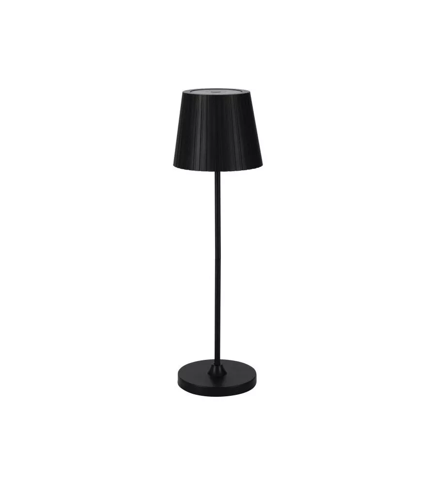 LAMPADA LED DA ESTERNO EGLO "CABOZO" NERO RICARICABILE 2400/3000/4000K