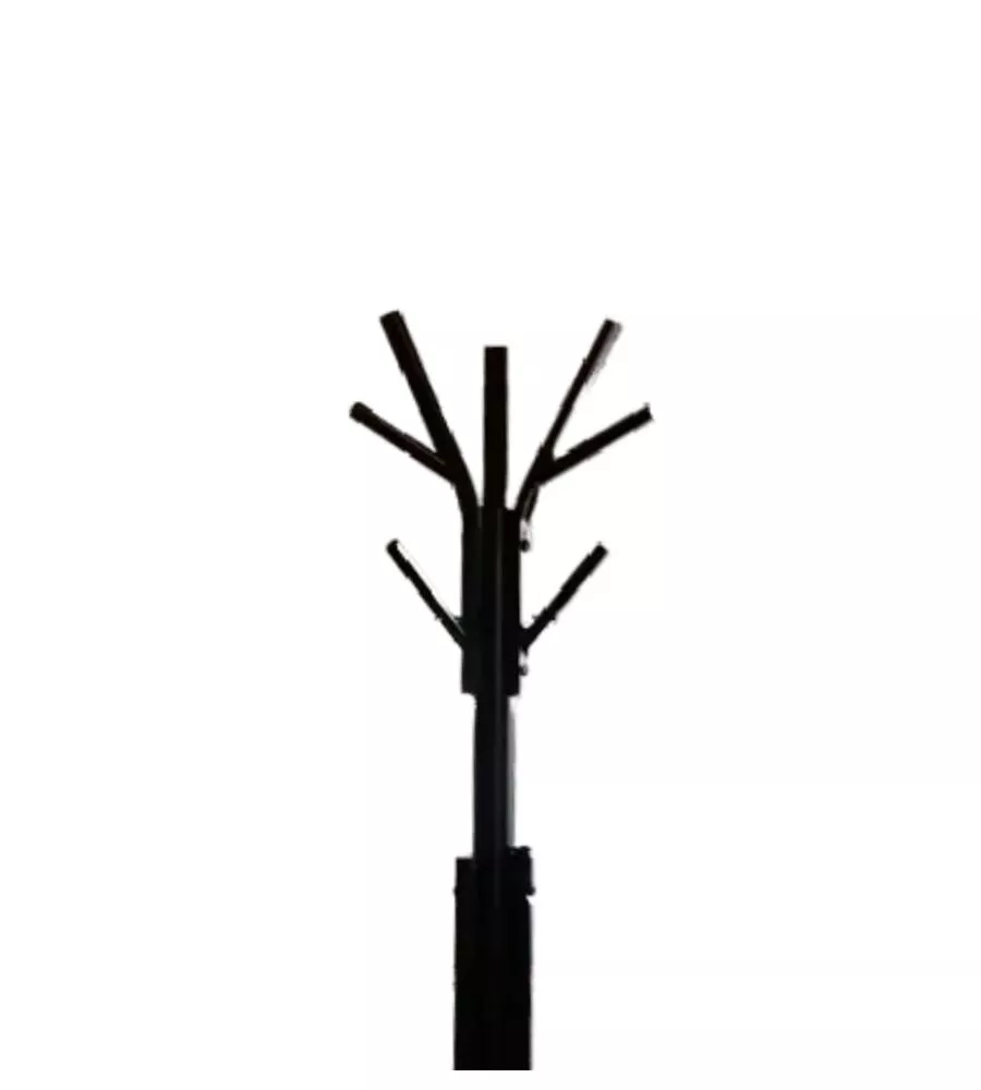 APPENDIABITI IN METALLO BELLAHOME CON PIANO PORTAOGGETTI IN MDF, 35X35X180 CM