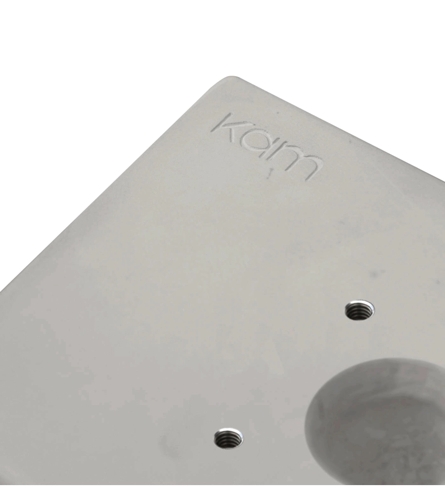 BASE PLINTO PER FONTANE IN METALLO KAM "BELFAST" E "CORK" IN CALCESTRUZZO, 25X39X10 CM