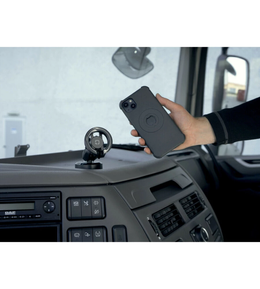 PORTA TELEFONO MAGNETICO LAMPA "MAGPRO" CON ATTACCO A VENTOSA ADESIVA ORIENTABILE E RUOTABILE - 91805
