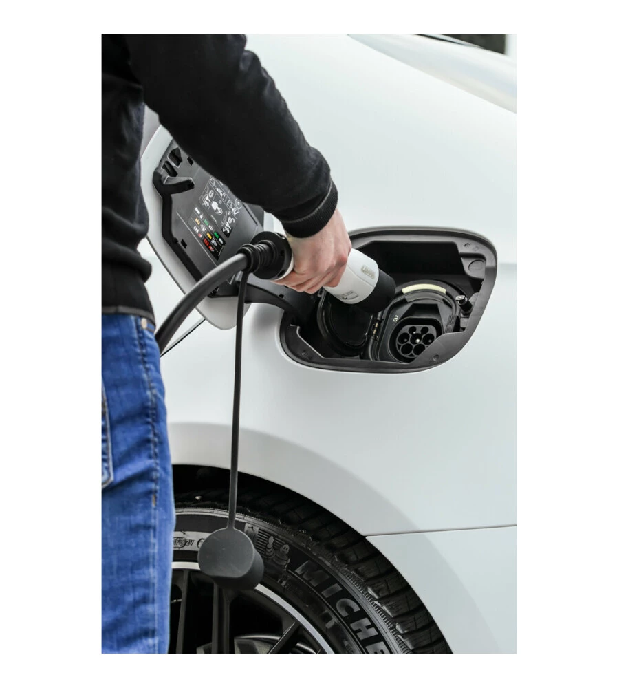 CARICA BATTERIA PORTATILE PER VEICOLI ELETTRICI DA MURO LAMPA "70414" MONOFASE, 16 A