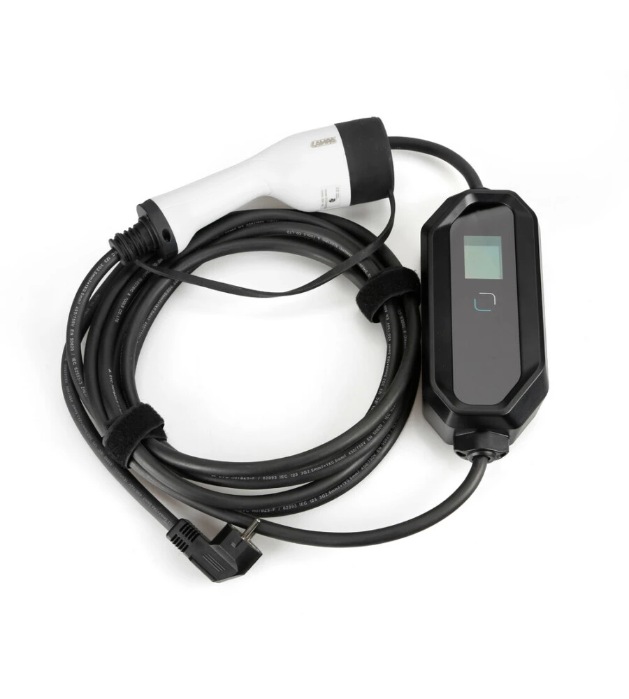 CARICA BATTERIA PORTATILE PER VEICOLI ELETTRICI DA MURO LAMPA "70414" MONOFASE, 16 A