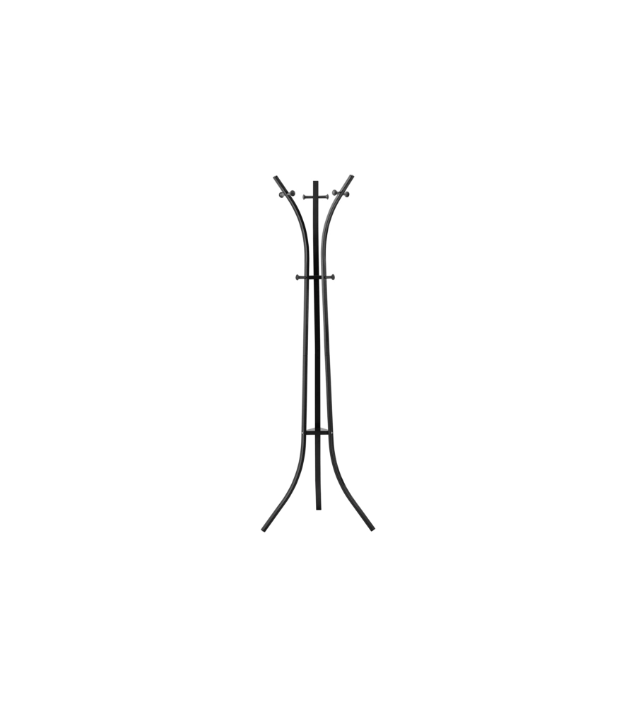 APPENDIABITI "REED" IN METALLO COLORE GRIGIO SCURO, 40X59X184 CM
