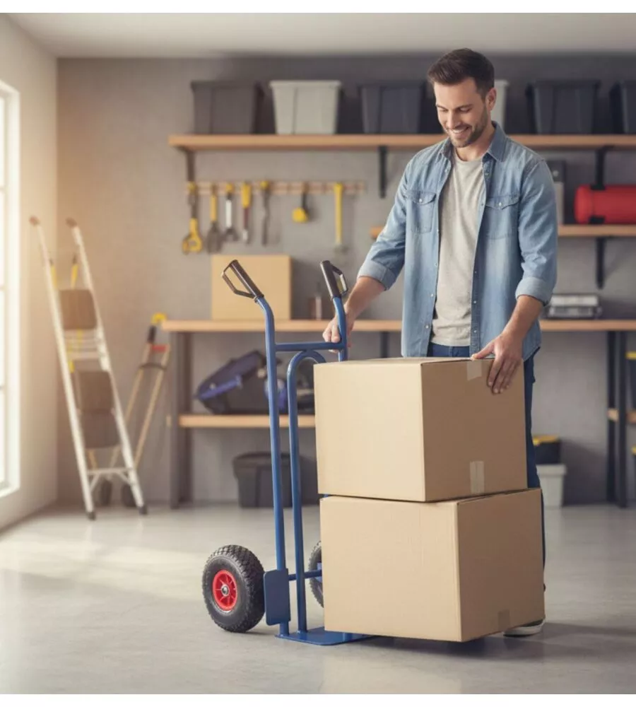 CARRELLO TRASPORTO UNIVERSALE EUROGARDEN PORTATA 200 KG