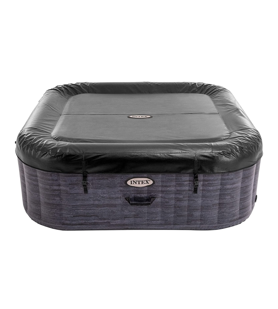 PISCINA IDROMASSAGGIO GONFIABILE INTEX "BUBBLE MASSAGE SET GREYSTONE DELUXE" 4 POSTI - COD. 28450EX