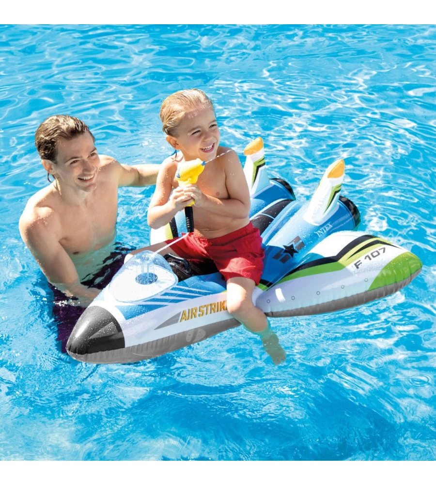 GONFIABILE CAVALCABILE INTEX "ACQUASCOOTER" CON PISTOLA AD ACQUA - COD. 57536NP