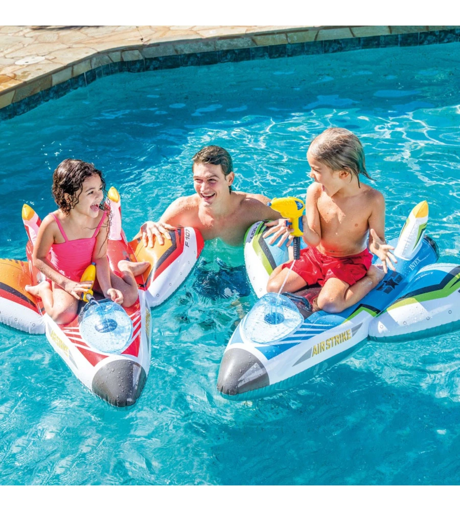 GONFIABILE CAVALCABILE INTEX "ACQUASCOOTER" CON PISTOLA AD ACQUA - COD. 57536NP