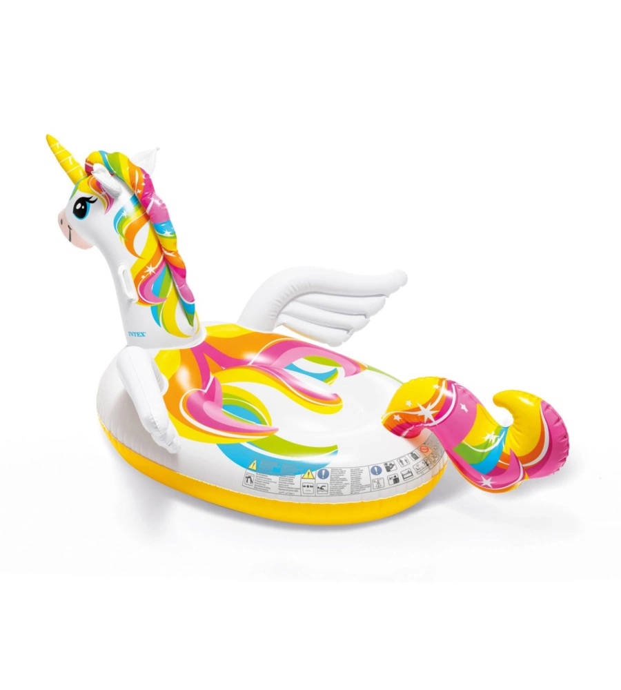 GONFIABILE CAVALCABILE INTEX "UNICORNO" CM 198X140X102 CM I.5 - COD. 57561NP