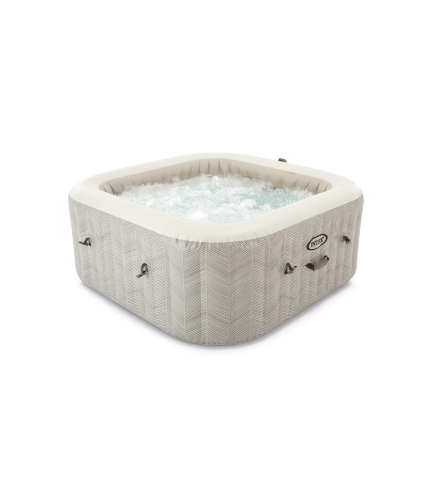 PISCINA IDROMASSAGGIO GONFIABILE INTEX "CHEVON JET AND BUBBLE DELUXE" CM 175X71 4 POSTI - COD. 28446EX