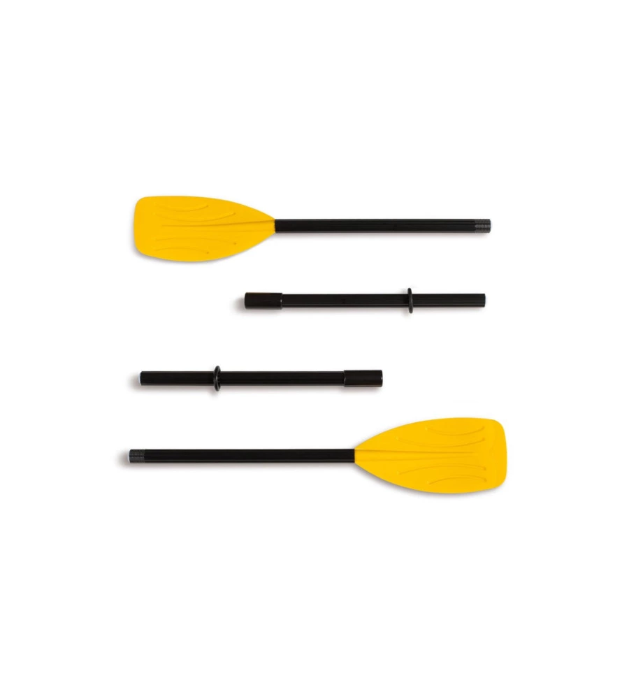 CANOTTO GONFIABILE INTEX "EXPLORER PRO 300" CON REMI E POMPA IN VINILE ARANCIONE 244X117X36 - COD. 58358NP