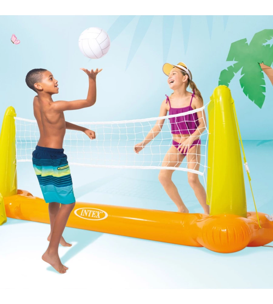 GIOCO GONFIABILE GALLEGGIANTE INTEX "VOLLEY" 239X64X91 CM I.7 - COD. 56508NP