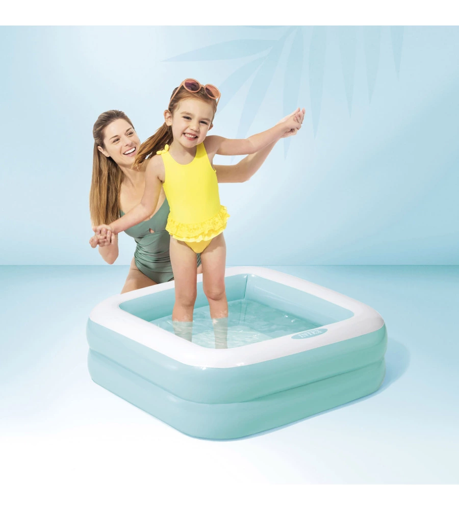 PISCINA GONFIABILE RETTANGOLARE INTEX "BABY" CM 86X86X25 I.7 - COD. 57100NP