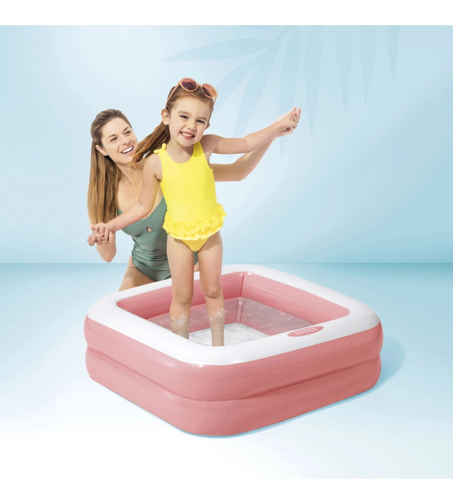 PISCINA GONFIABILE RETTANGOLARE INTEX "BABY" CM 86X86X25 I.7 - COD. 57100NP