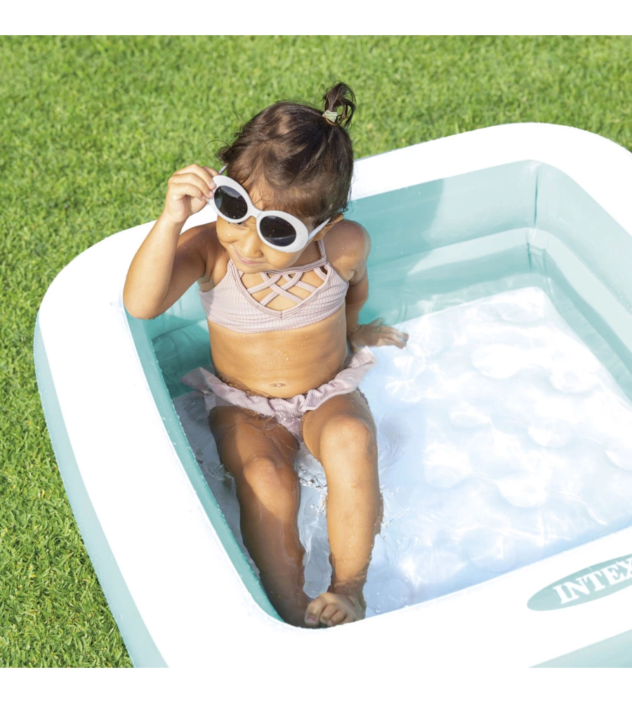 PISCINA GONFIABILE RETTANGOLARE INTEX "BABY" CM 86X86X25 I.7 - COD. 57100NP